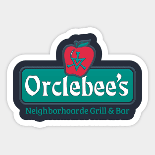 Orclebee's Sticker